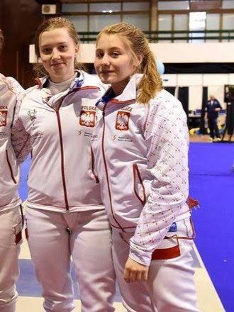 Karolina Mazanek w barwach reprezentacji Polski